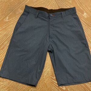 Burnside Mens Hybrid Stretch Shorts Size 30 Dark Blue‎ ~ EXCELLENT ~ Fast Ship